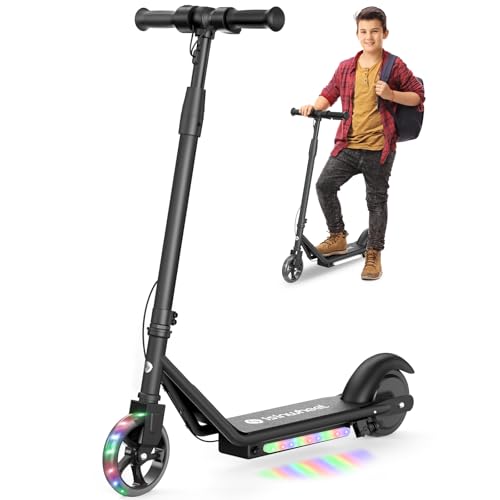 Kids Electric Scooter, 150W Motor, Adjustable Speed & Height