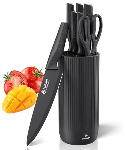 Kitchen Knife Set with Universal Block Dishwasher Safe