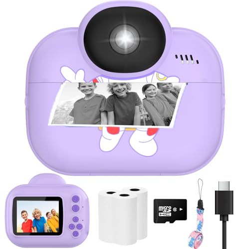 Instant Print Kids Camera, 1080P Digital Toy Gift