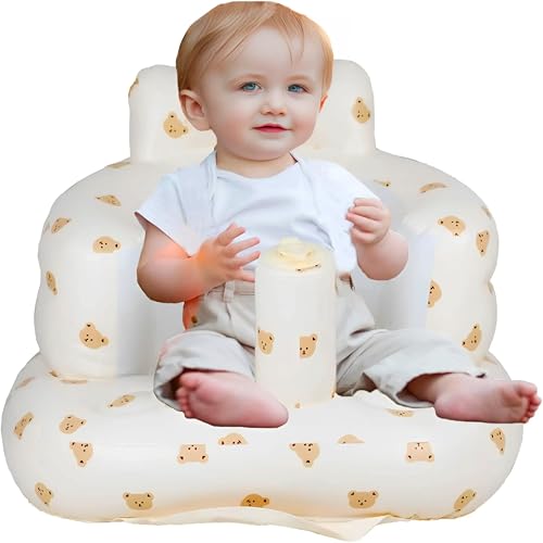 Baby Inflatable Seat with Built-In Air Pump, Support Chair