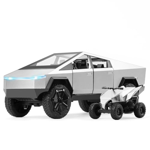 1/24 Scale Toy Pickup Truck with Beach Motorcycle