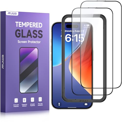 2 Pack Screen Protector for iPhone 15/16 Plus 6.7"
