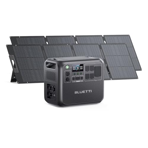 BLUETTI AC200L Solar Generator with 2 200W Panels