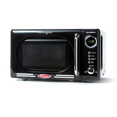 Nostalgia Retro Countertop Microwave Oven, 0.7 Cu. Ft.
