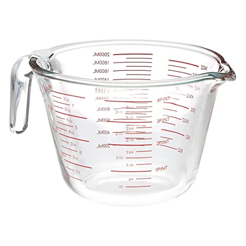 Amazon Basics Glass Measuring Cup, 8 Cup, 2 Liter
