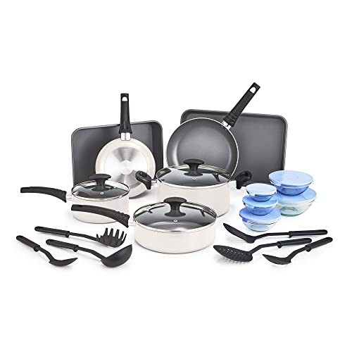 BELLA 21 Piece Nonstick Cookware Set with Utensils