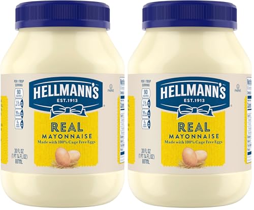 2 Pack Hellmann's Real Mayonnaise, 30 oz Jars