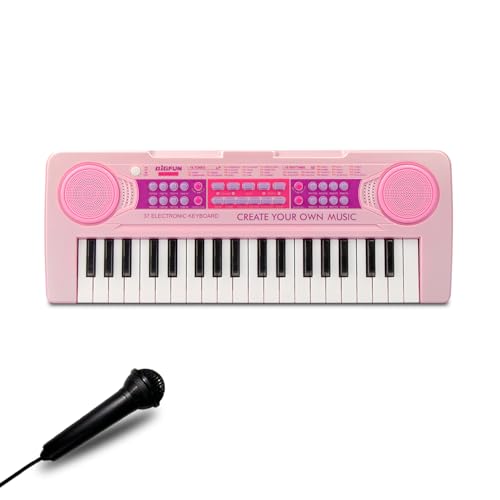 Kids 37 Key Piano Keyboard with Microphone Toy