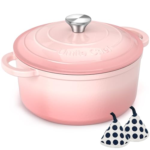 5QT Enameled Cast Iron Dutch Oven with Lid