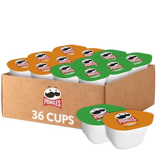 36 Pack Pringles Potato Crisps Chips Variety Snack Cups (OU-D)