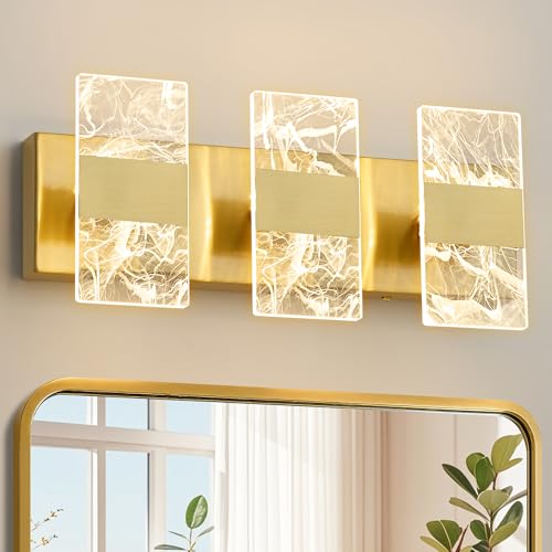 3 Light LED Bathroom Vanity Wall Fixture Adjustable