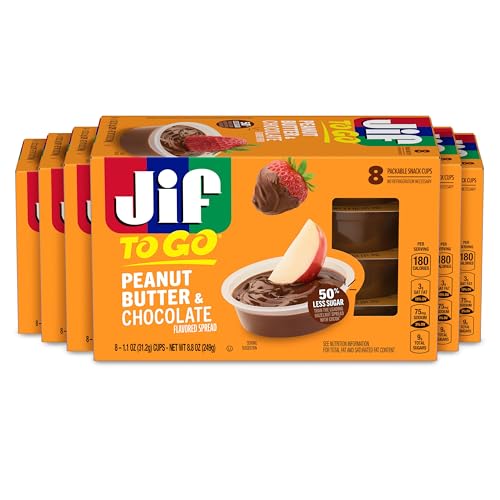 6 Pack Jif Peanut Butter Chocolate To Go Cups