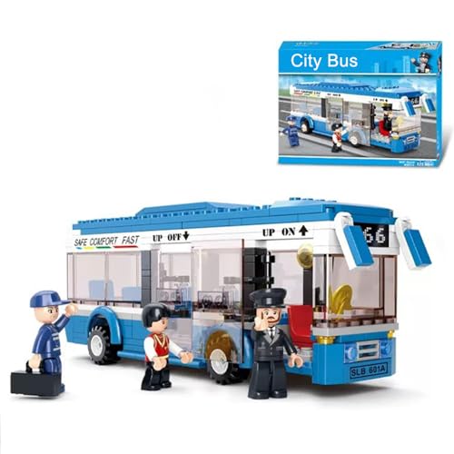 Kids School Bus Building Blocks Toy Set, Educational