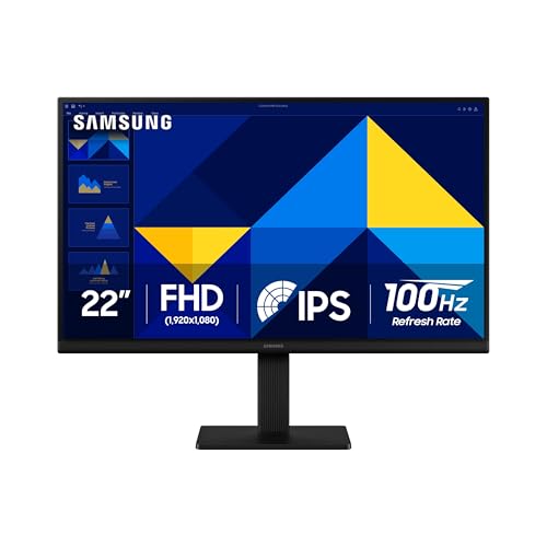 Samsung 22" IPS Monitor, 100Hz, Eye Care, Game Mode
