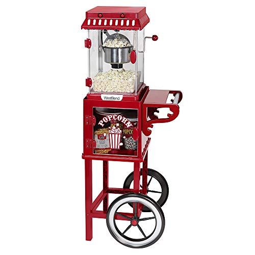 West Bend Popcorn Machine Theater Style Cart 2.5 Oz