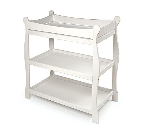 Badger Basket Baby Changing Table with Storage Shelves
