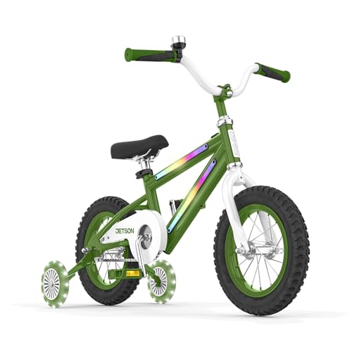 Jetson Kids Light-Up Bike with LED Frame, Training Wheels