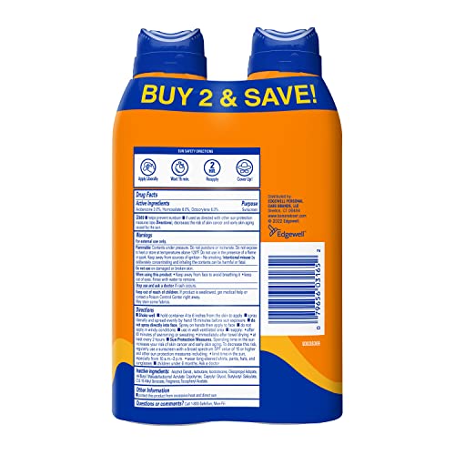 2 Pack Banana Boat Sport Ultra SPF 30 Sunscreen Spray