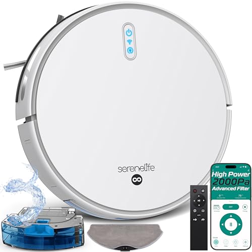 Robot Vacuum and Mop Combo, 2000Pa, App Control
