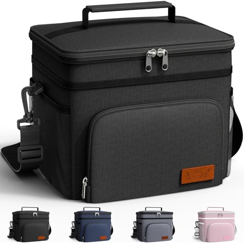 Insulated Lunch Box, Leak-Proof Cooler Bag for Adults