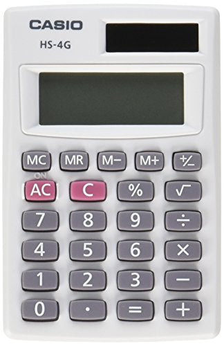 Casio HS-4G Standard Function School Calculator