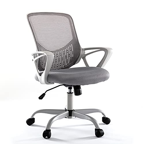Ergonomic Mesh Office Chair Adjustable Swivel with Armrests