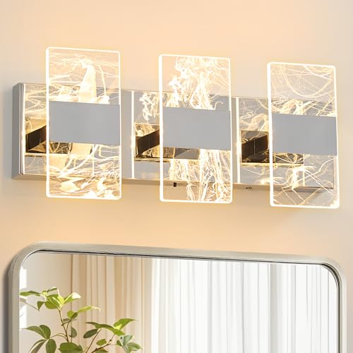 3-Light LED Bathroom Vanity Wall Light Fixture Adjustable