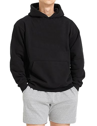 Men's Loose Fit Pullover Hoodie Sweatshirt with Pocket (13 Colors)