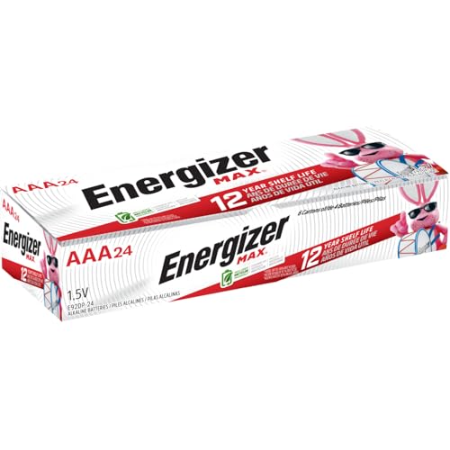 24 Pack Energizer AAA Alkaline Batteries Max
