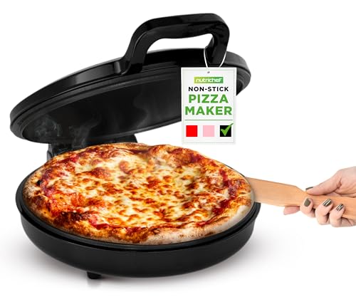 Electric Countertop Pizza Maker, 12 Inch Non-Stick Cooker
