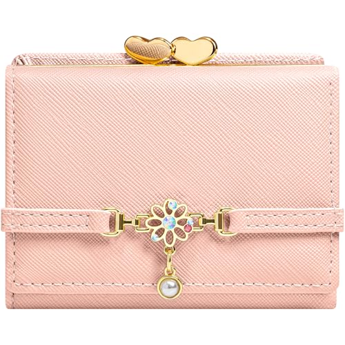 Women's Trifold Slim Wallet RFID Blocking Card Holder