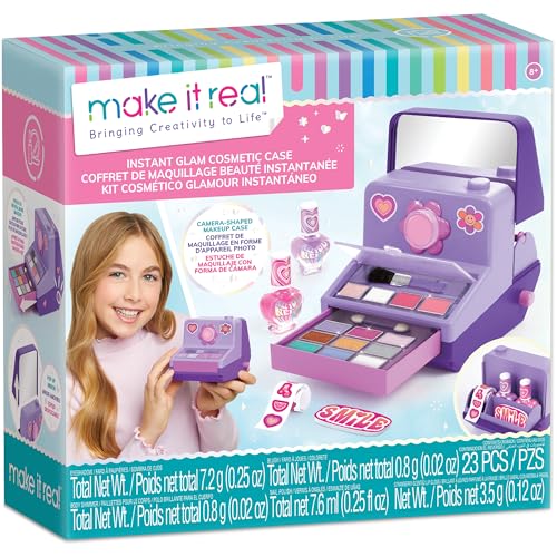 Instant Glam Camera Makeup Kit for Girls, 23 Pieces