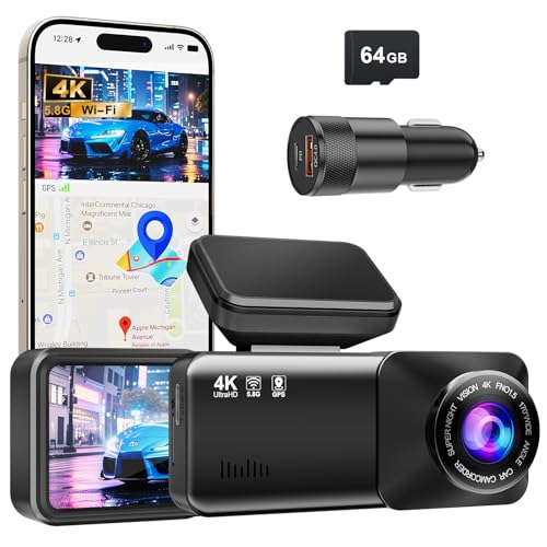 4K Ultra HD Dash Cam with GPS and WiFi