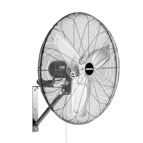 30 Inch Oscillating Wall Fan, 9500 CFM Garage
