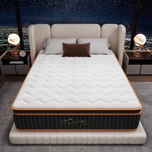10 Inch Twin Hybrid Memory Foam Mattress Bed