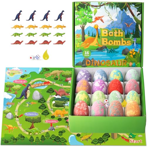 16 Bath Bombs for Kids with Surprise Toys Inside