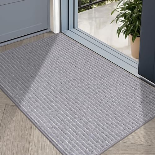 Indoor Door Mat, Dirt Trapper Washable Anti-Slip 32"x48"