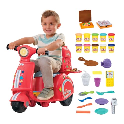 Play-Doh Pizza Scooter Ride-On Play Food Set