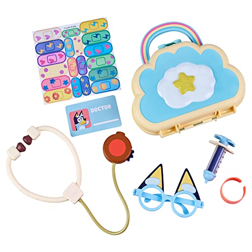 Bluey Doctor Playset Toy Medical Kit with Accessories