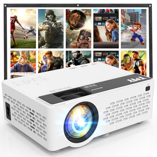 1080P Mini Projector, Portable Bluetooth Indoor Outdoor Use