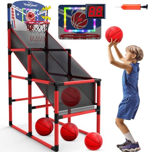 Kids Arcade Basketball Hoop with LED Scoreboard Game
