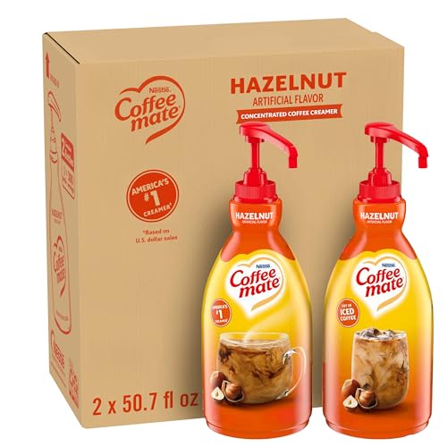 2 Pack Nestle Coffee mate Hazelnut Liquid Coffee Creamer