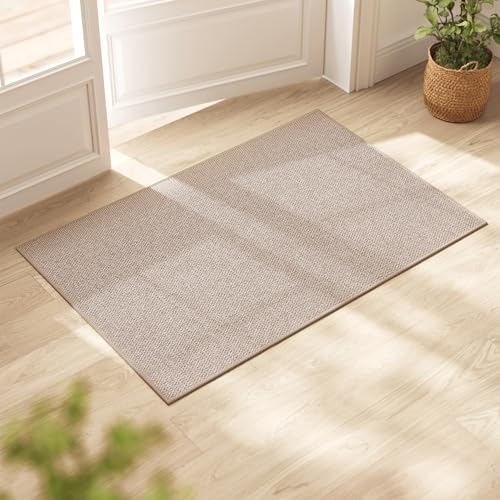Washable Runner Rug 2x3 ft Non-Slip Faux Jute