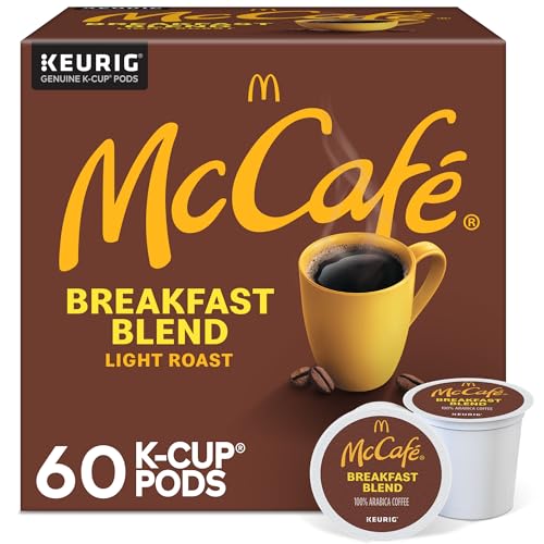 60 Count McCafe Breakfast Blend Keurig K-Cup Coffee Pods