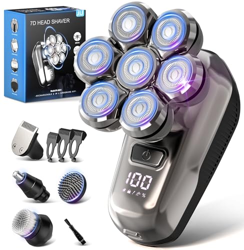 5-in-1 Electric Head Shaver for Bald Men