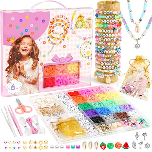 Bracelet Making Kit for Girls, Beads and Charms