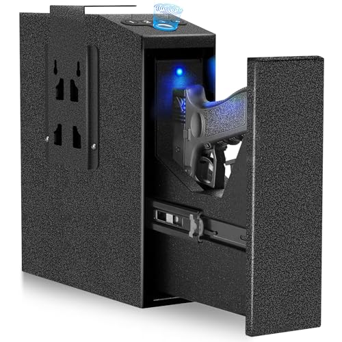 Biometric Pistol Safe with Quick Access Fingerprint Lock