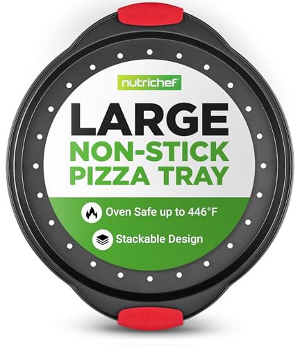13-Inch Nonstick Pizza Pan with Perforated Holes