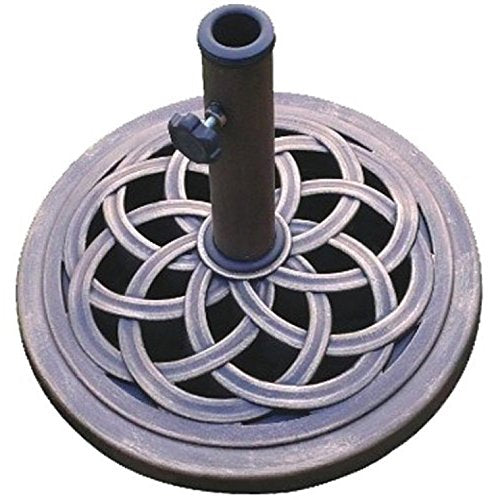 18 Inch Cast Stone Umbrella Base Rust Free