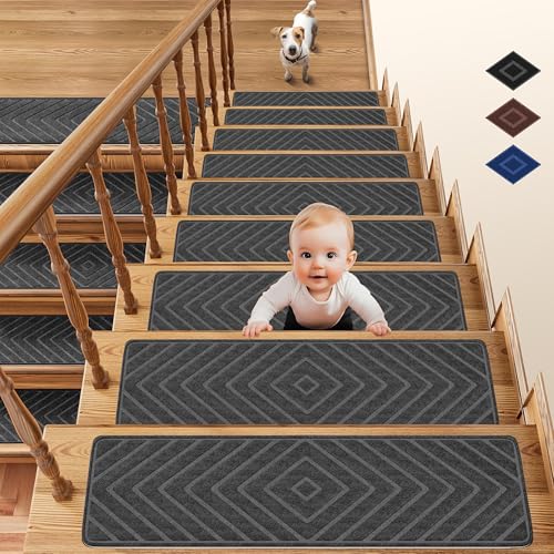 4 Pack Non Slip Peel and Stick Stair Treads